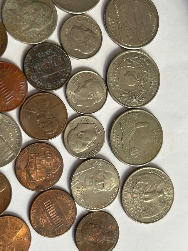 Lote Monedas Americanas Variadas