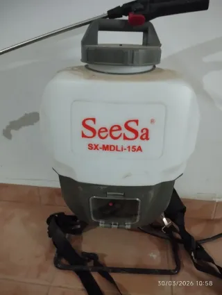 Sulfatadora Eléctrica 15L con Caja