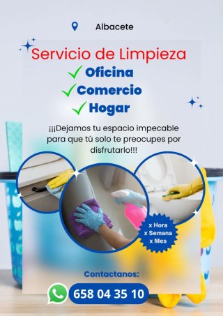 Servicios de limpieza portales, oficinas.