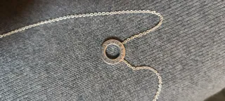 Collar Círculo Pavé Pandora Plata