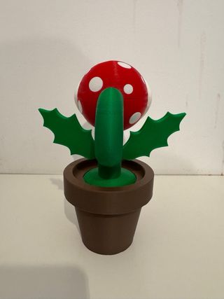 Figura Piraña Plant 3D Mario Bros
