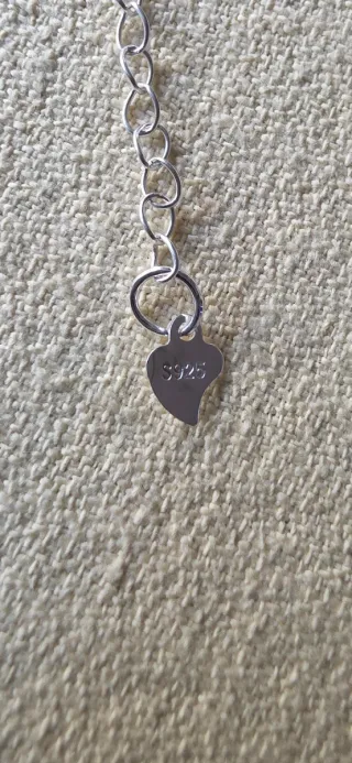 Pulsera de plata con eslabones