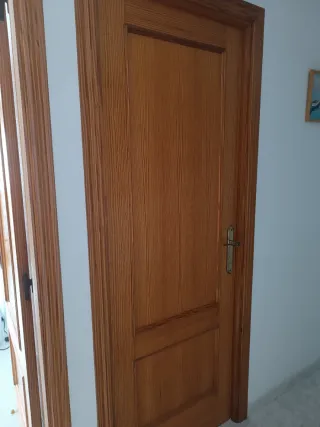 Puertas de madera maciza clásicas