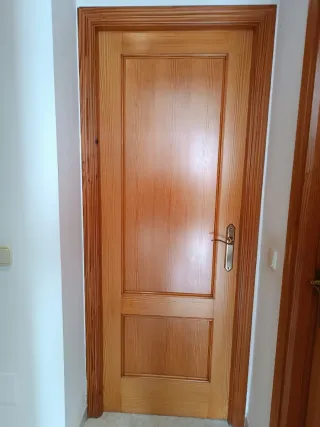 Puertas de madera maciza clásicas