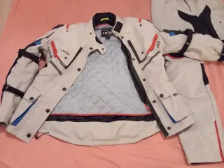 Chaqueta 3/4 Lovo Mujer Touring Beige/Azul talla L