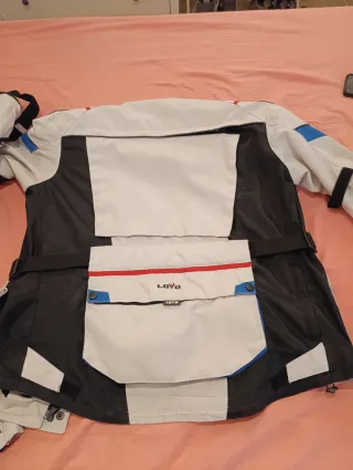 Chaqueta 3/4 Lovo Mujer Touring Beige/Azul talla L