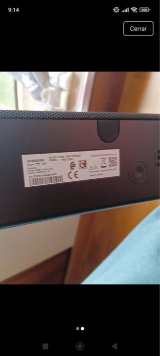 Barra de Sonido Samsung con Subwoofer