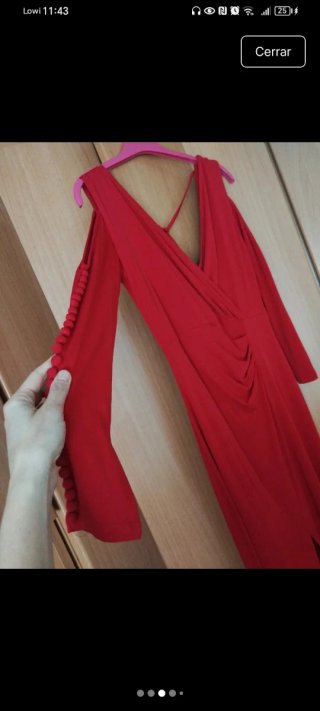 Vestido fiesta Valeria Derbais XS