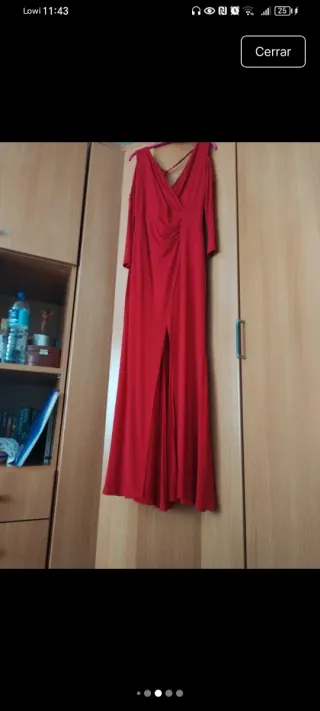 Vestido fiesta Valeria Derbais XS