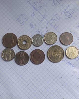 Colección de monedas antiguas