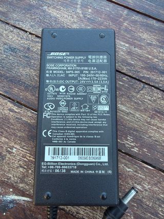 Fuente Alimentación Bose 94PS-065 24V 3.5A