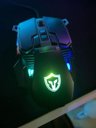 Ratón Gaming Negro Multicolor