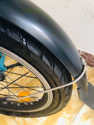 Bicicleta eléctrica Freeel Z03 Azul turquesa