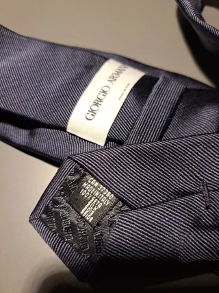 Cravatta Giorgio Armani Blu/Grigio