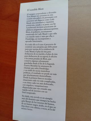 Tom Sharpe lote de libros