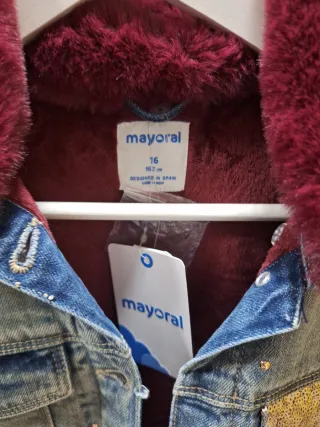 Chaqueta vaquera Mayoral con pelo