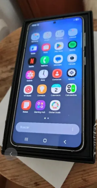 Samsung S21 5G Blanco y Dorado