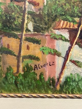 Cuadro Pintura Paisaje Montañoso Alicante