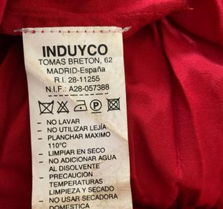 Vestido fiesta Tintoretto rojo