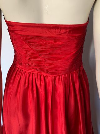 Vestido fiesta Tintoretto rojo