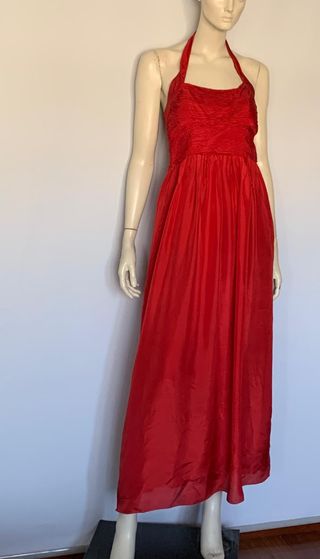 Vestido fiesta Tintoretto rojo