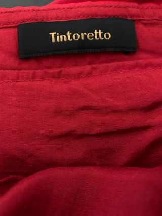 Vestido fiesta Tintoretto rojo