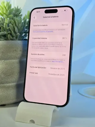 iPhone 15 Pro 256GB Azul 88% Batería
