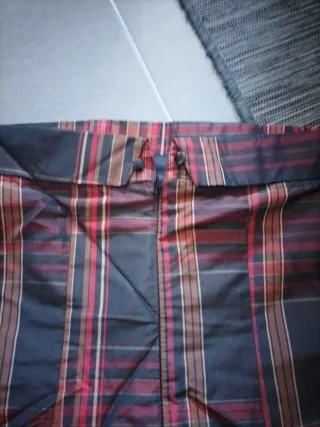 Vestido de evento a cuadros