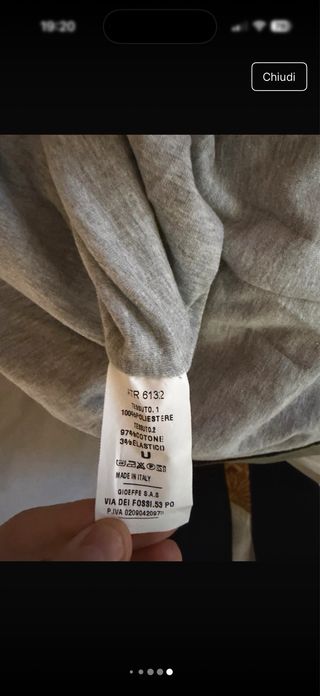 Gilet lungo verde taglia unica