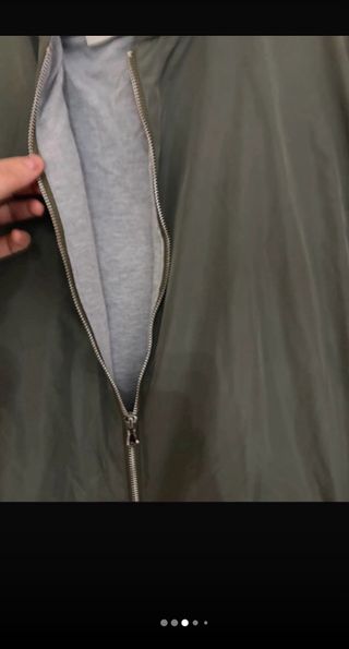 Gilet lungo verde taglia unica