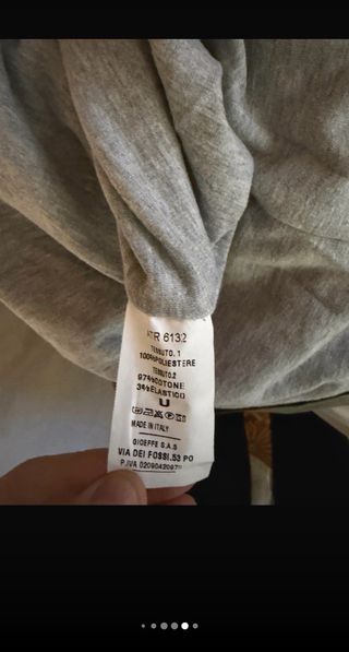 Gilet lungo verde taglia unica