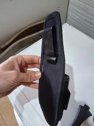 Tijeras y portaherramientas electricista