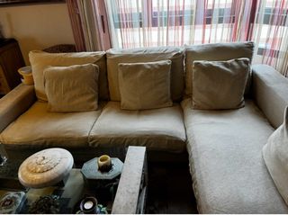 Sofá Chaise Longue Maher Chicago Beige