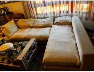 Sofá Chaise Longue Maher Chicago Beige