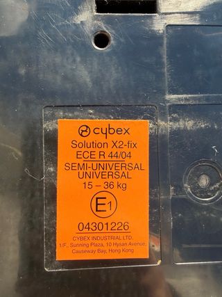 Silla CYBEX Pallax 2fix Roja/granate