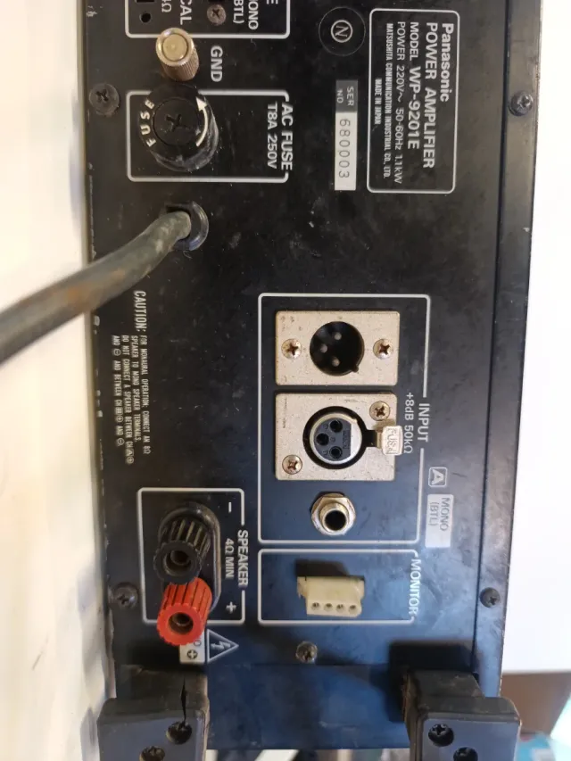 Amplificador Panasonic Ramsa WP-9201