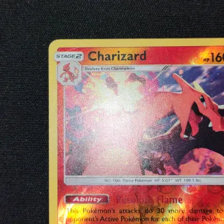 Charizard DRM 3/70 Rara Reverse Holo Carta Pokemon