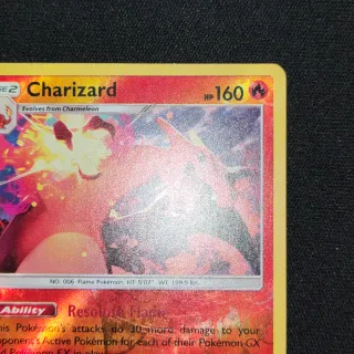 Charizard DRM 3/70 Rara Reverse Holo Carta Pokemon