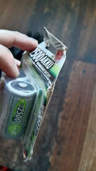 2x Baterías Recargables C 2500 mAh NiMH