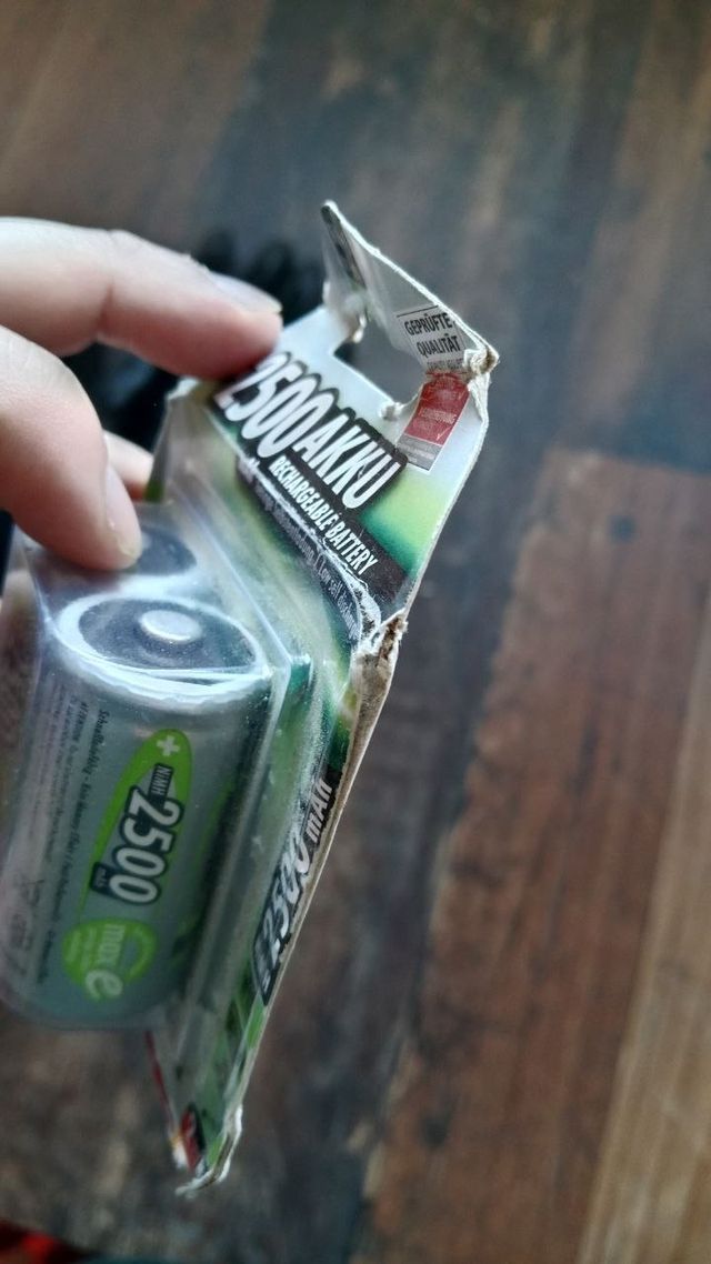 2x Baterías Recargables C 2500 mAh NiMH