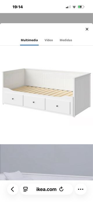 Estructura Diván IKEA Hemnes 3 Cajones