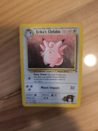 Erika's Clefable 3/132 Gym Heroes Pokémon