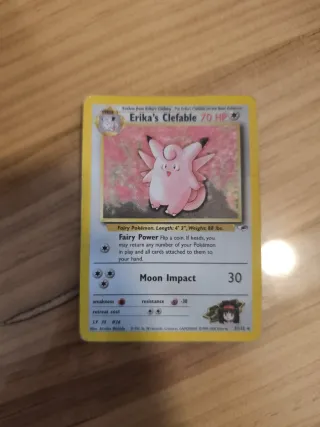 Erika's Clefable 3/132 Gym Heroes Pokémon