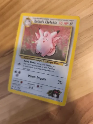 Erika's Clefable 3/132 Gym Heroes Pokémon