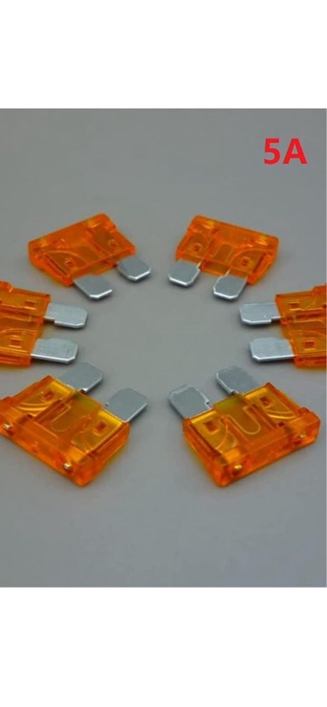 Fusibles Coche 5A Naranja (Pack 20) nuevos a estre