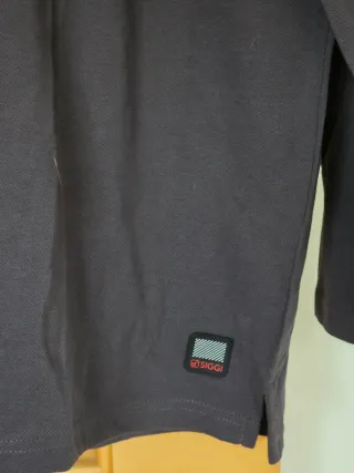2 Polos Siggi Manga Larga Gris XL