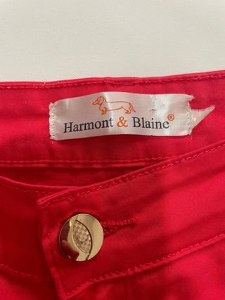 Pantalones Harmont & Blaine Rojos Talla M