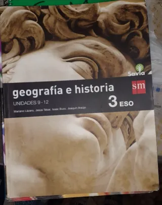 Libro geografía e historia 3 de la ESO