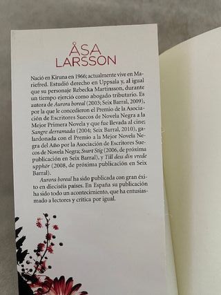 Asa Larsson - Sangre Derramada