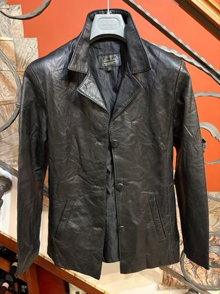 Giacca trench donna in Vera Pelle Morbida Vintage